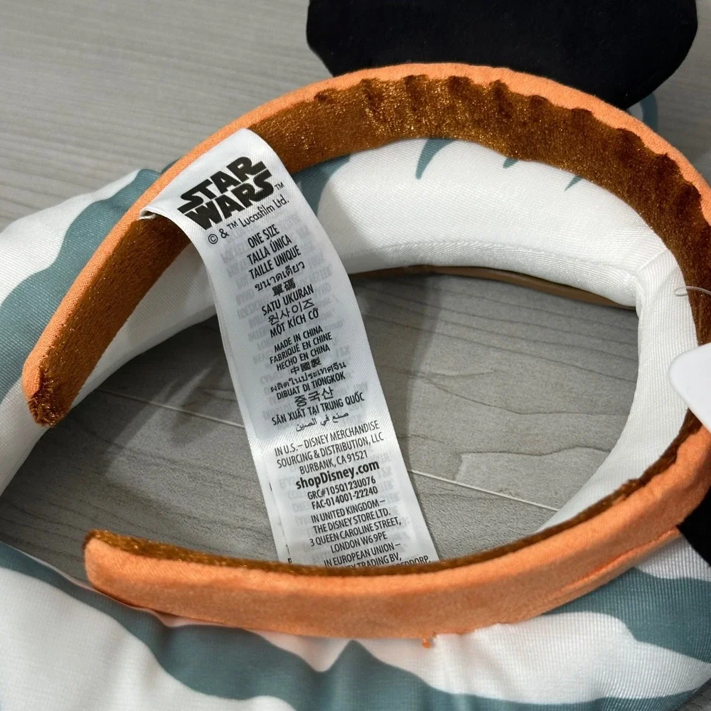 NEW Disney Star‎ Wars Ahsoka Tano Ears Womens OS White Blue Cosplay Headband